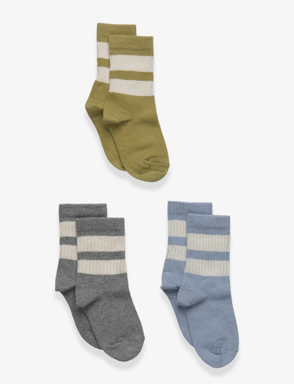 mp Denmark - Anker socks - 3-pack - socks - dusty blue - 0