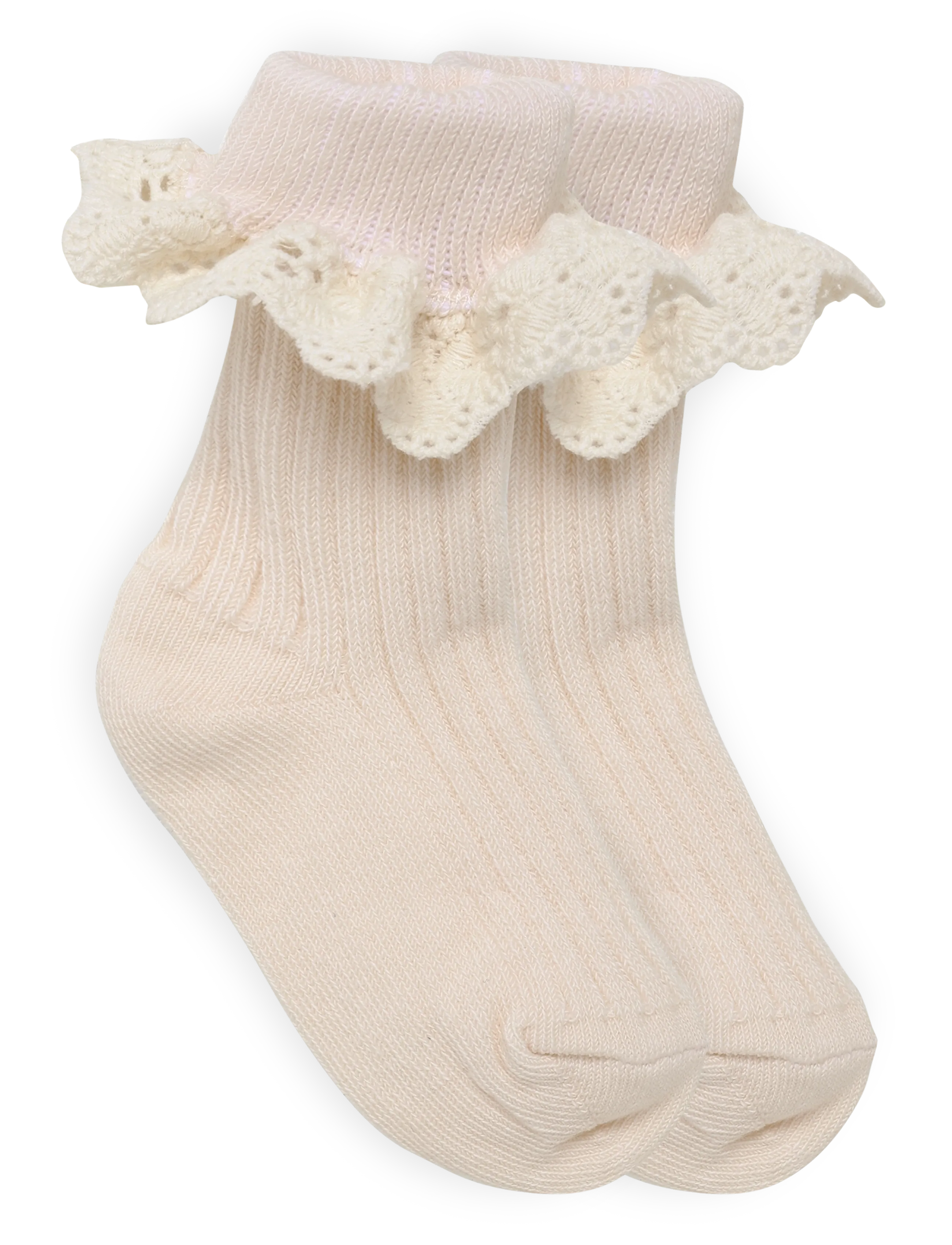 mp Denmark - Lisa socks - lace - cream - 1
