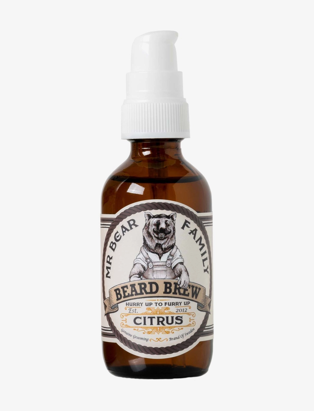 Mr Bear Family Beard Brew Citrus 60ml - Skægprodukter - NO COLOR / undefined