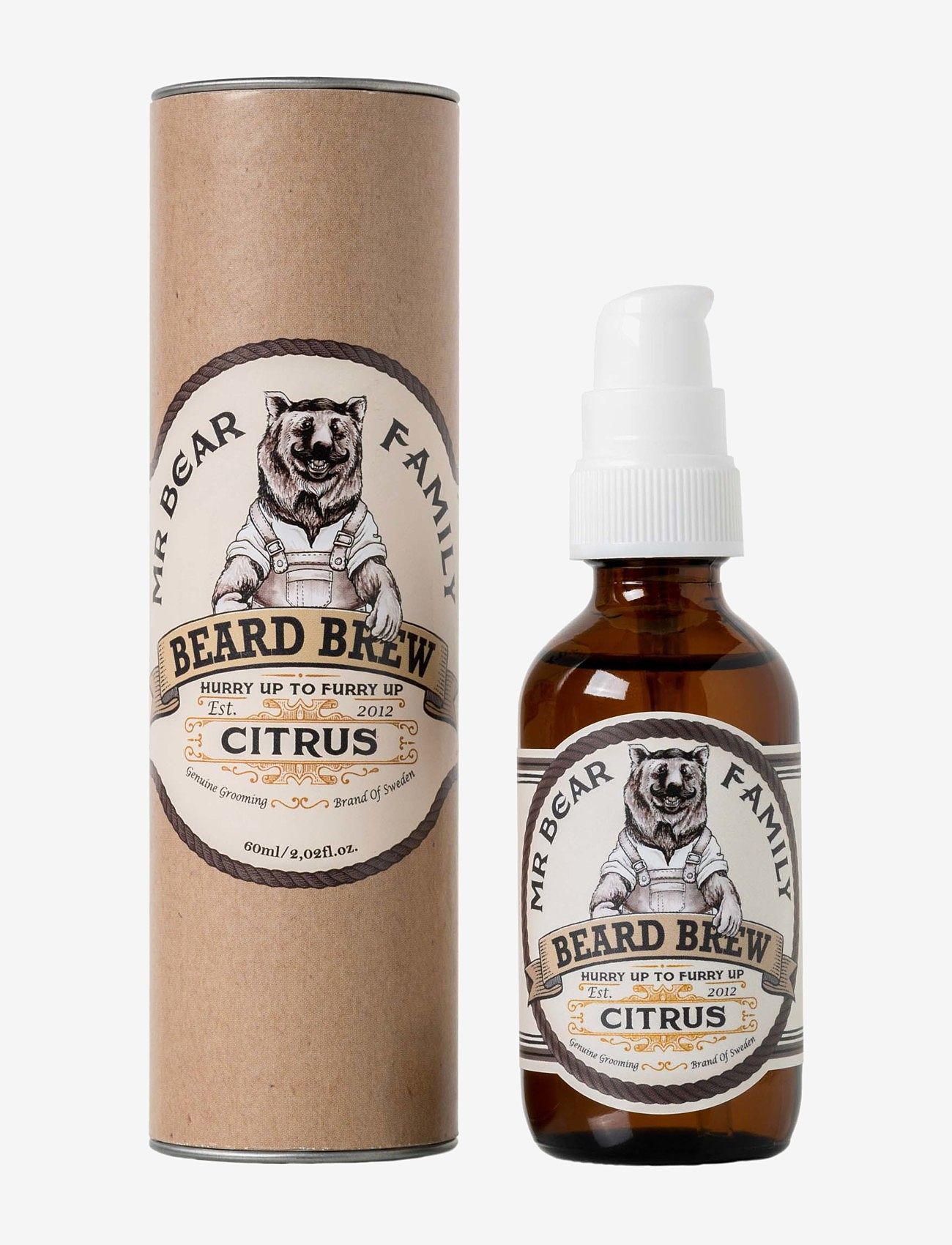 Mr Bear Family - Beard Brew Citrus 60ml - barzdos aliejus - no color - 3