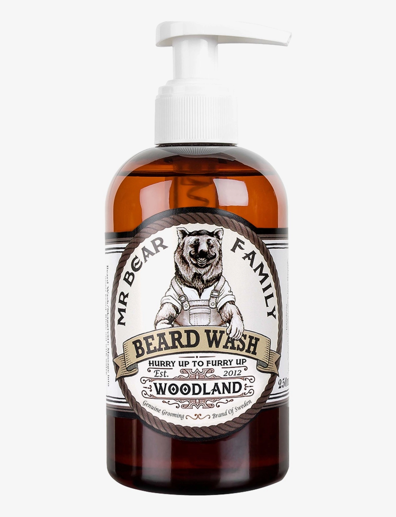Mr Bear Family - Beard Wash Woodland - no color - 1