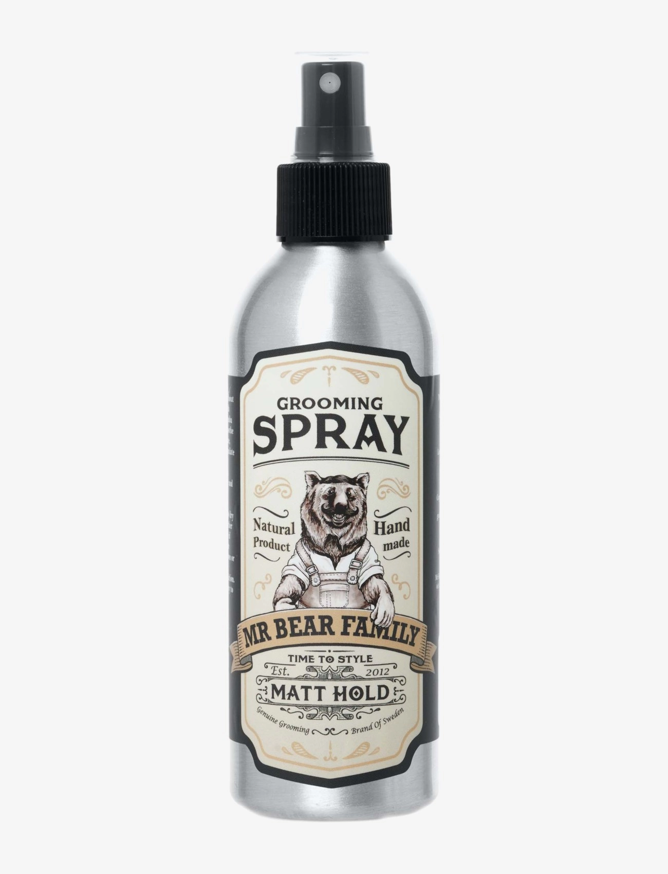 Mr Bear Family Grooming Spray Matt Hold, Beard Voks & Beardbalm, Nude, Str: 200 ml