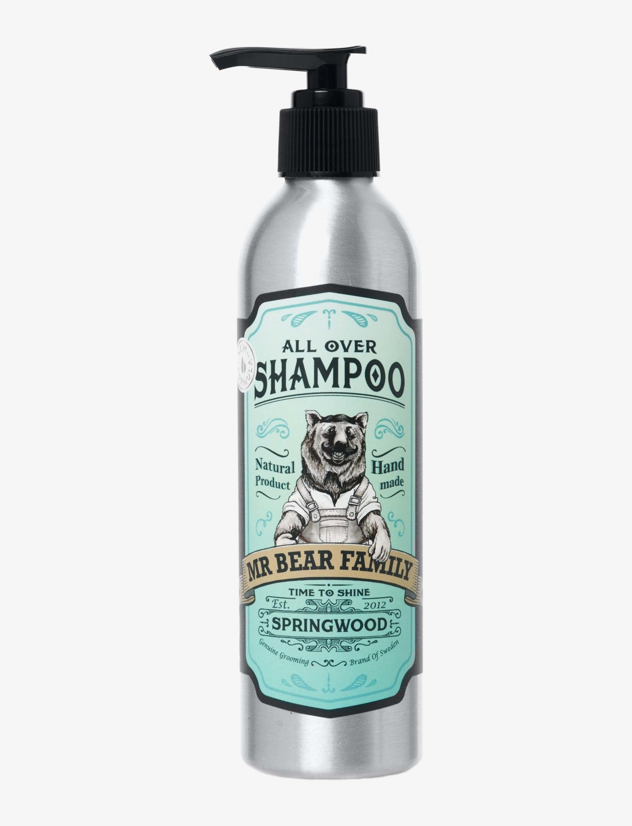 Mr Bear Family All Over Shampoo - Springwood 250 ml - Juuksed - NO COLOR / undefined