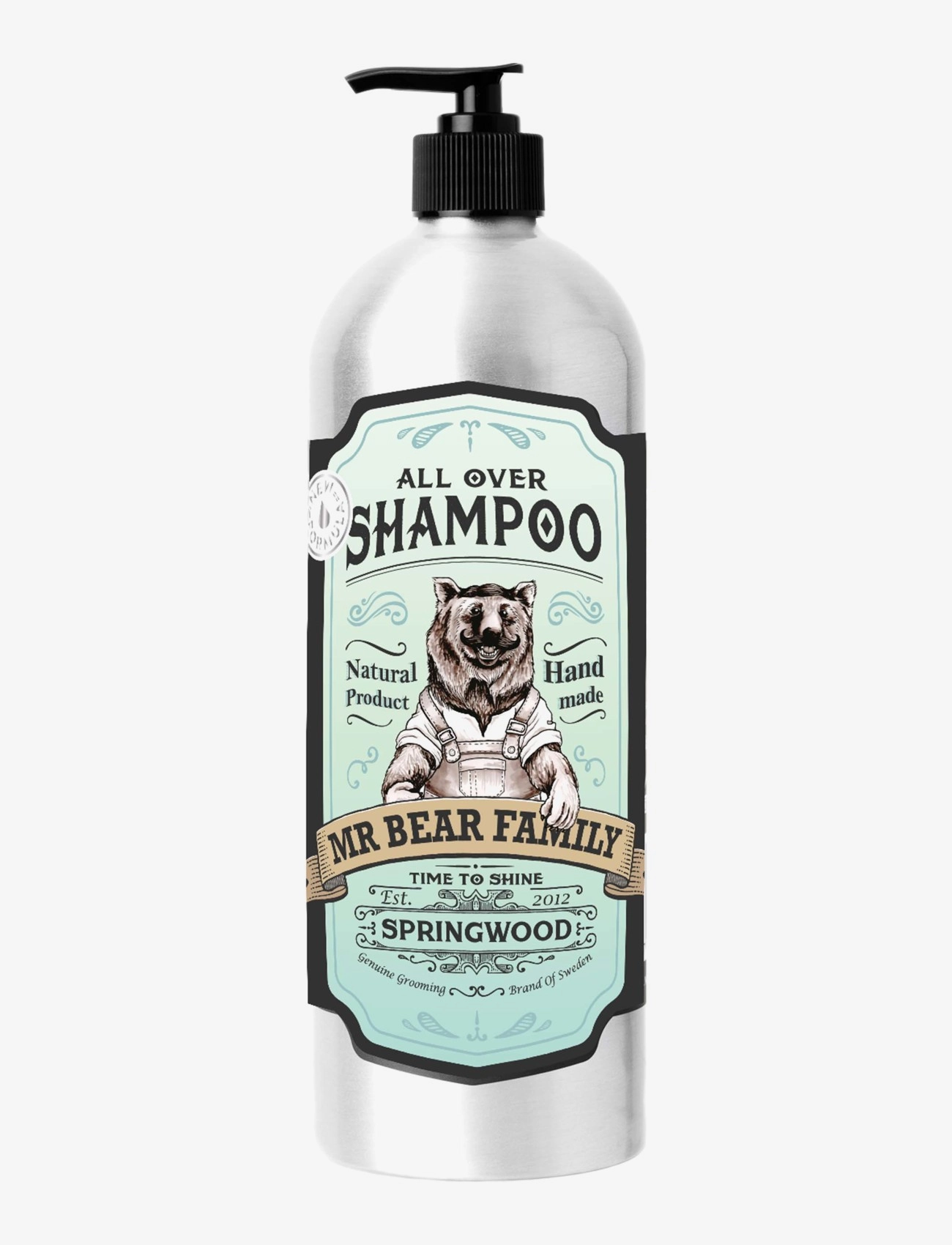 Mr Bear Family All Over Shampoo Springwood 1000 Ml, Shampoo, Nude, Str: 1000 ML