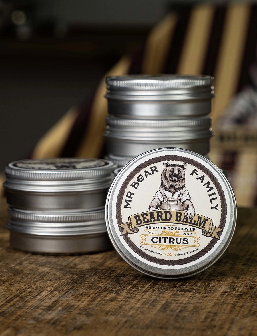 Mr Bear Family - Beard Balm Citrus - no color - 3