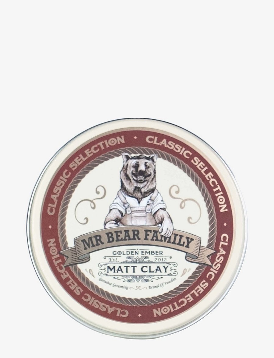 Mr Bear Family - Pomade Matt Clay Golden Ember - no color - 1