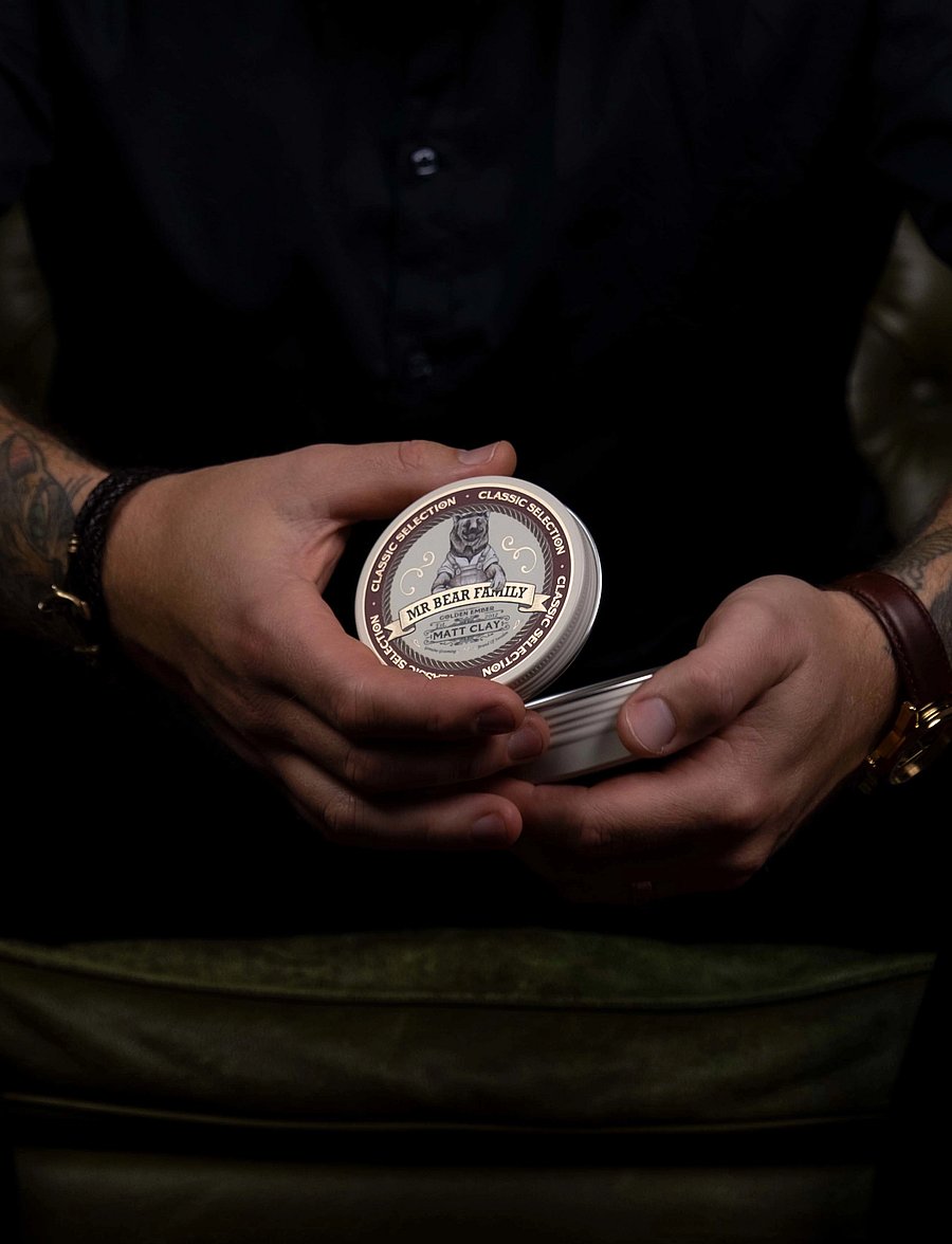 Mr Bear Family - Pomade Matt Clay Golden Ember - no color - 0