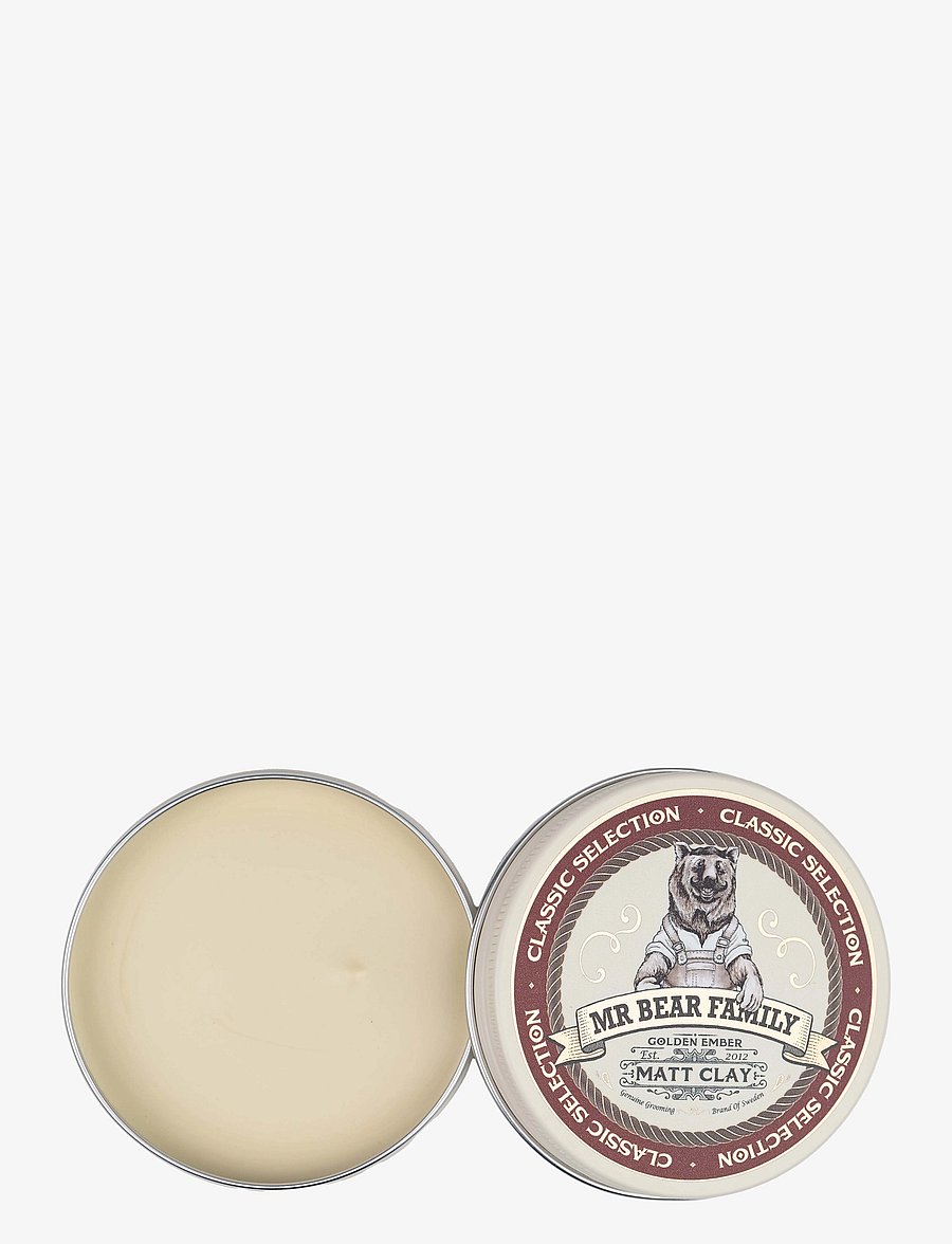 Mr Bear Family - Pomade Matt Clay Golden Ember - no color - 4