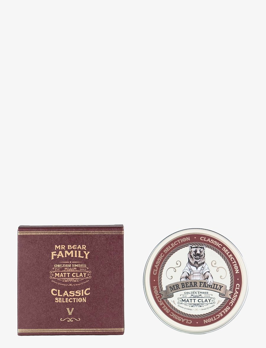 Mr Bear Family - Pomade Matt Clay Golden Ember - no color - 5