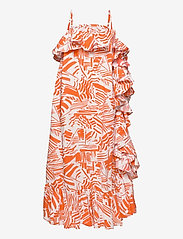 MSGM - ABITO/DRESS - vasarinės suknelės - orange - 0