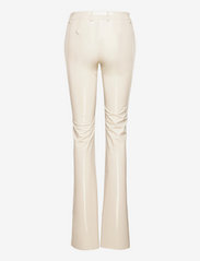 MSGM - PATENT FAUX LEATHER PANTS - peoriided outlet-hindadega - cream - 1