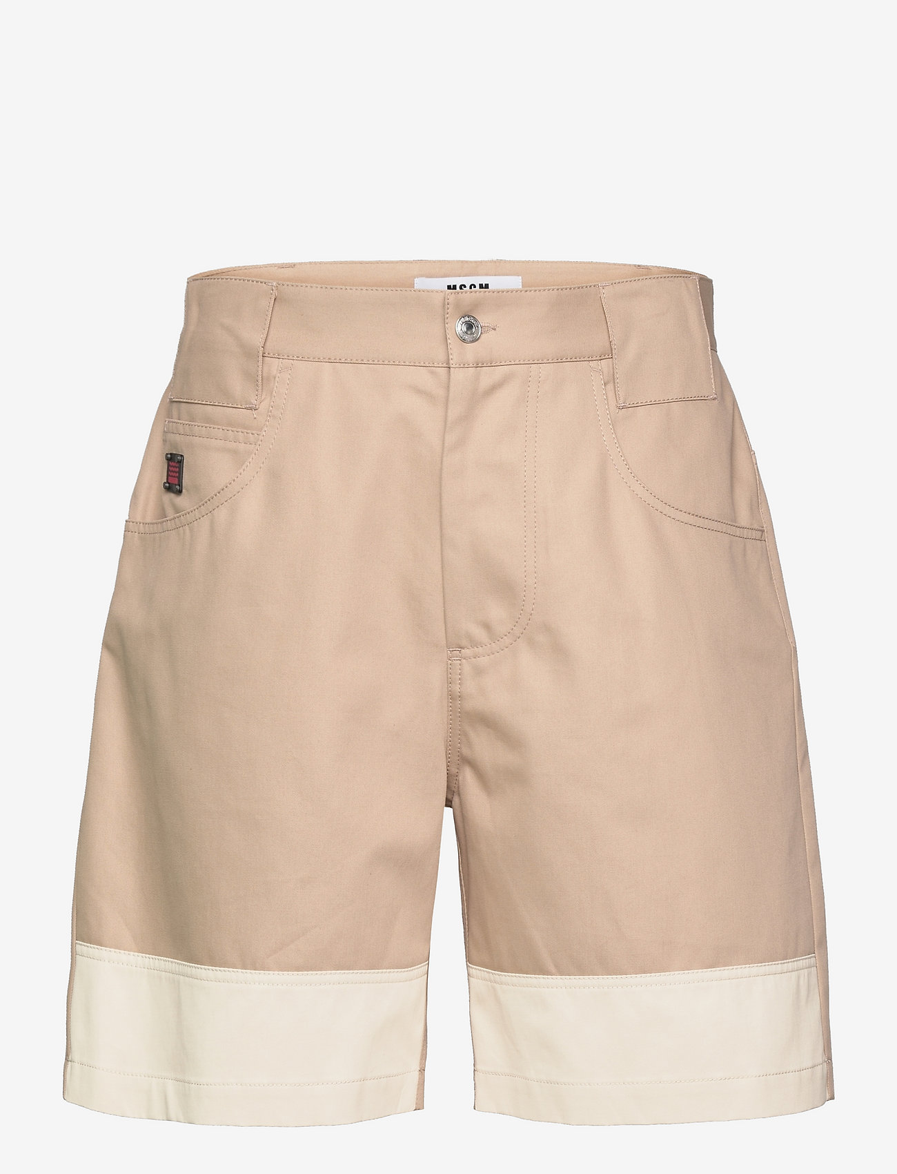 MSGM - BERMUDA/SHORTS - casual shorts - beige - 0