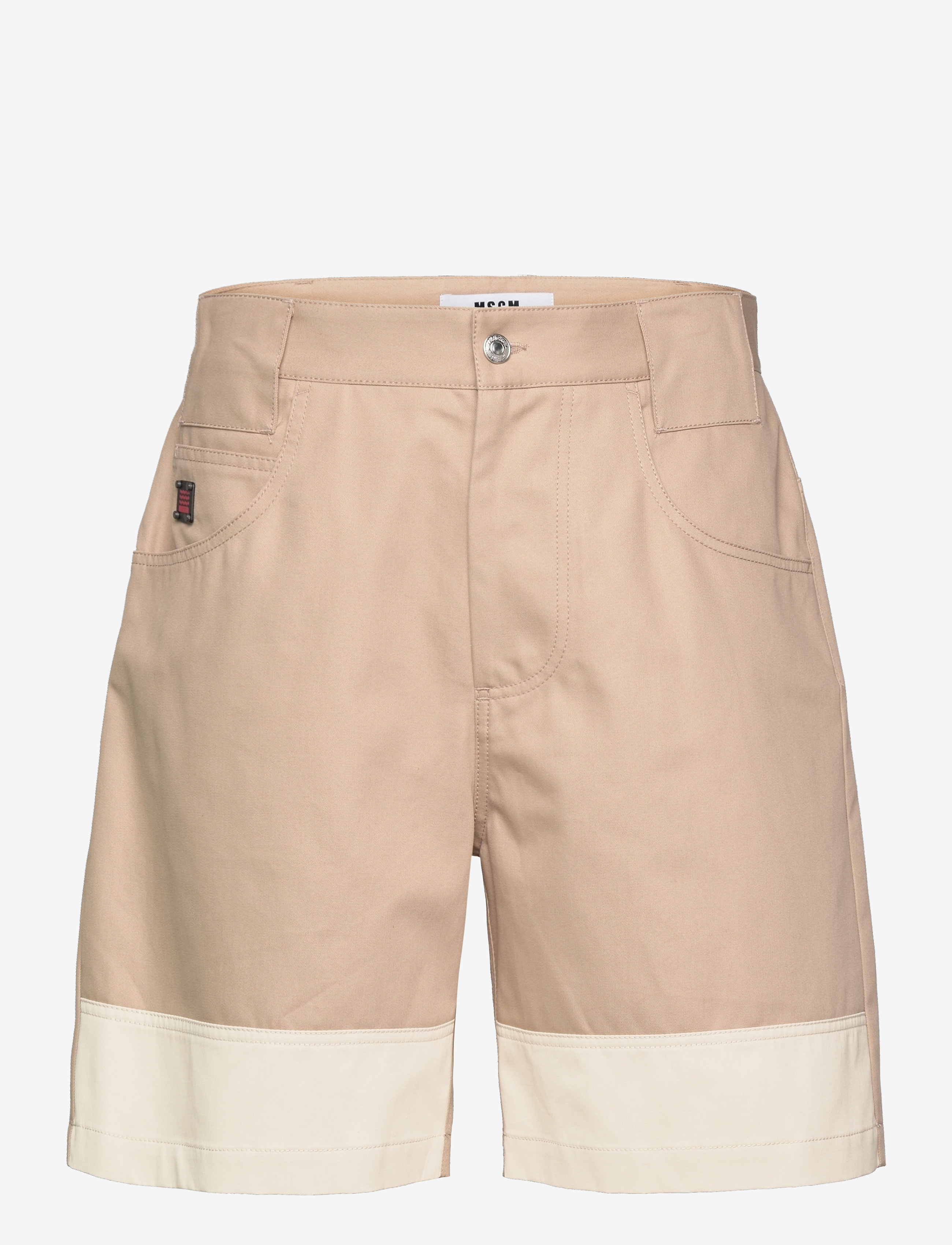 MSGM BERMUDA/SHORTS - MSGM - BEIGE / beige