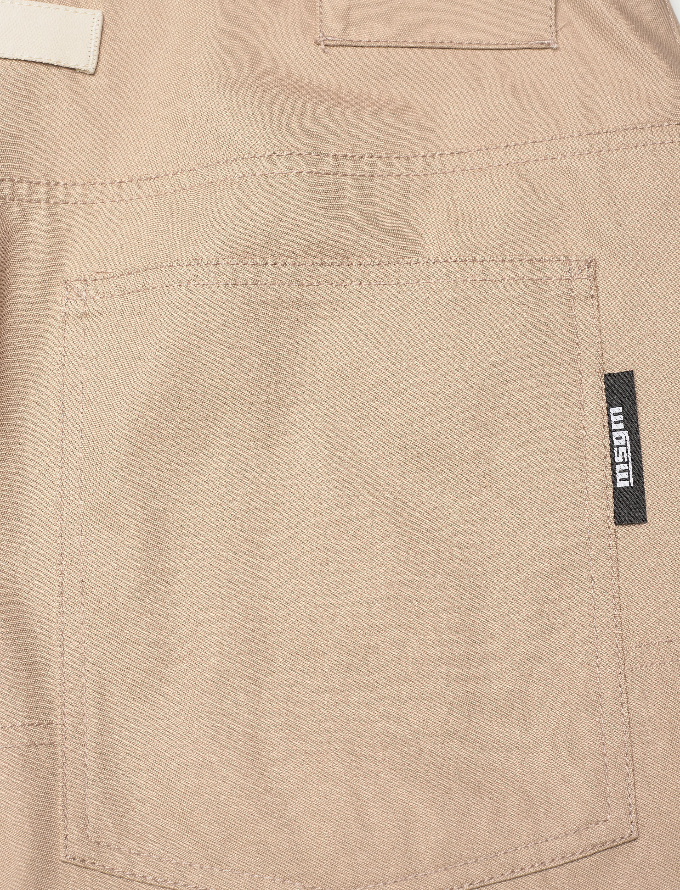 MSGM - BERMUDA/SHORTS - lühikesed vabaajapüksid - beige - 4