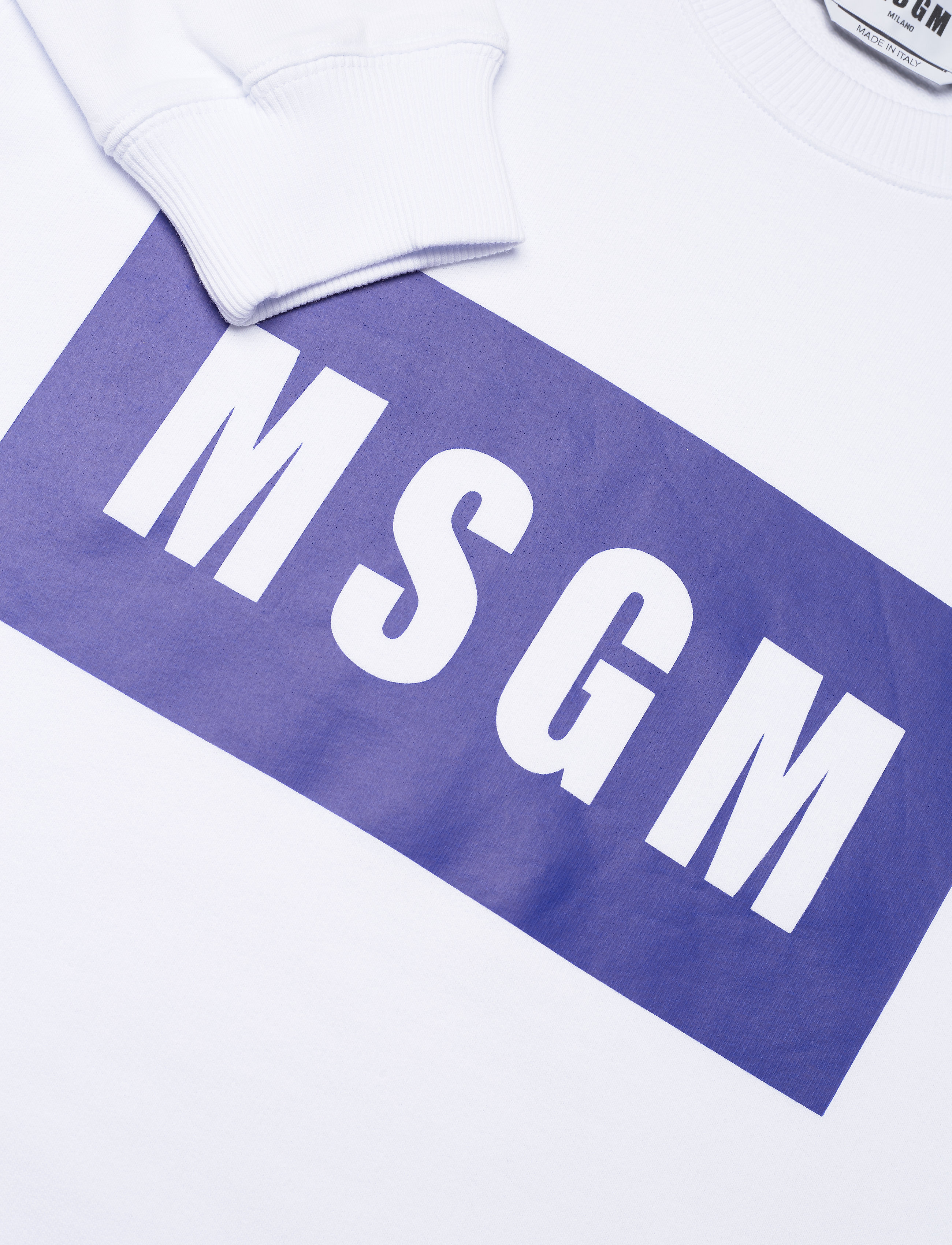 MSGM - FELPA/SWEATSHIRT - white - 2