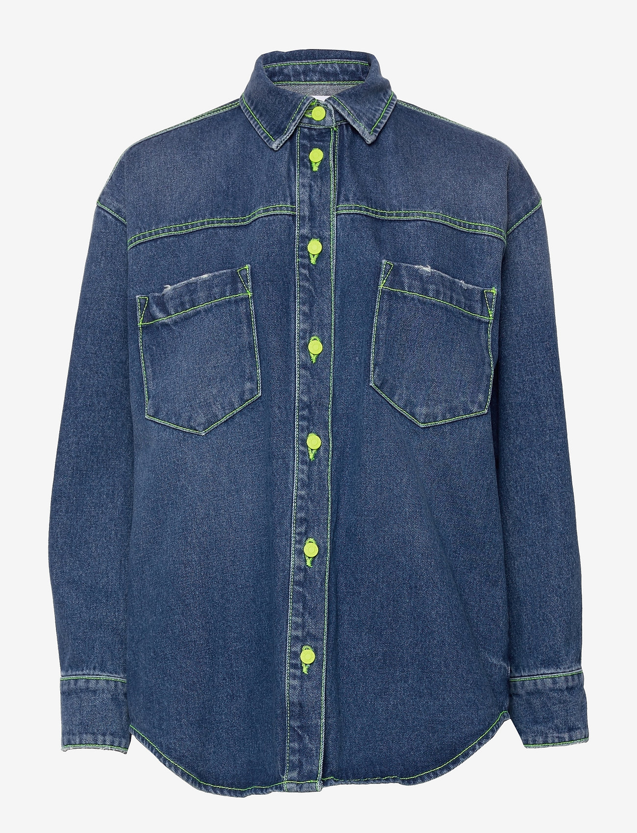 MSGM - GIUBBINO IN DENIM/DENIM JACKET - blue - 0