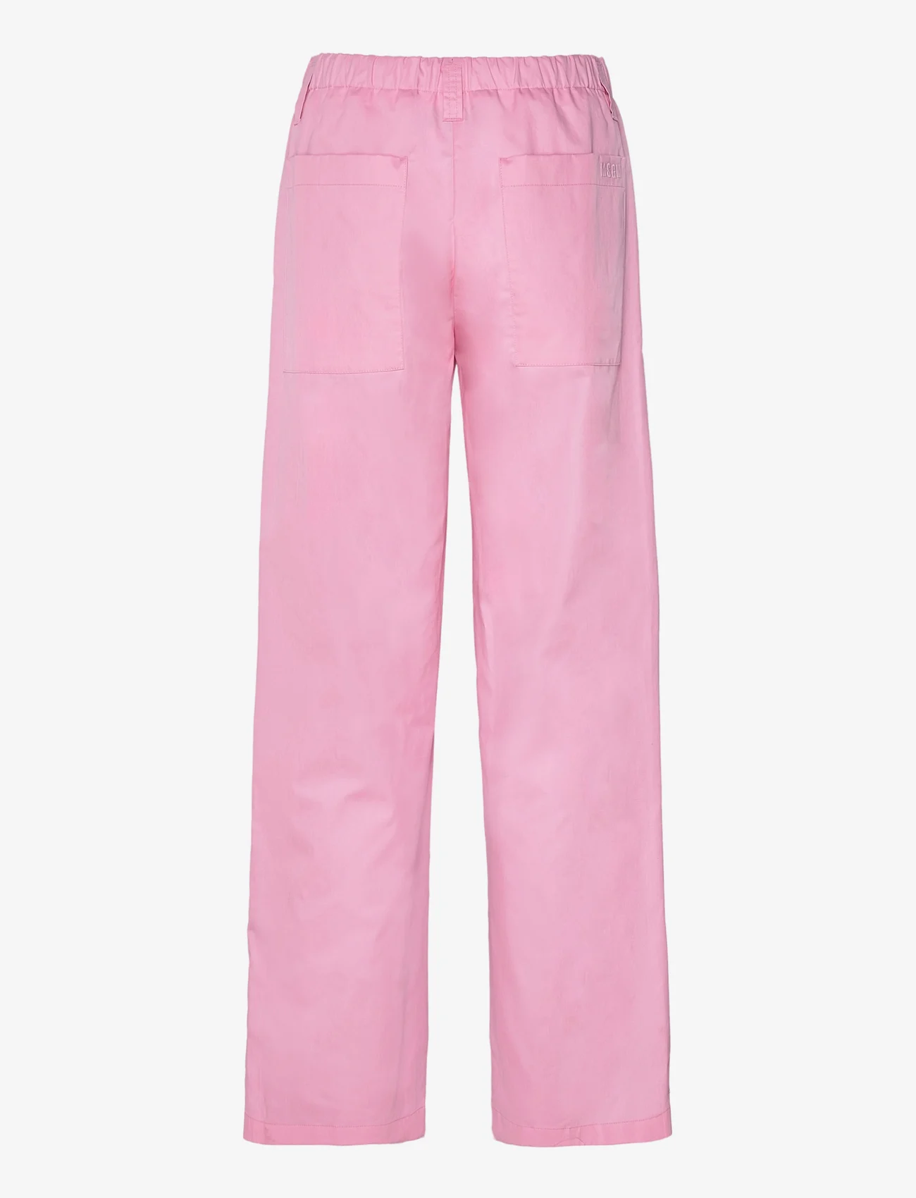 MSGM - PANTALONE/PANTS - spodnie proste - pink - 1
