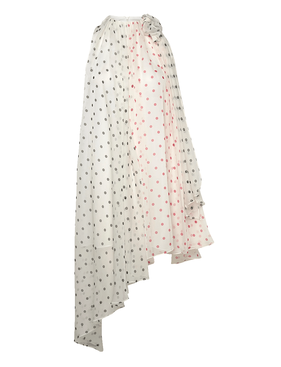 MSGM - ABITO/DRESS - kurze kleider - ivory + black - 0