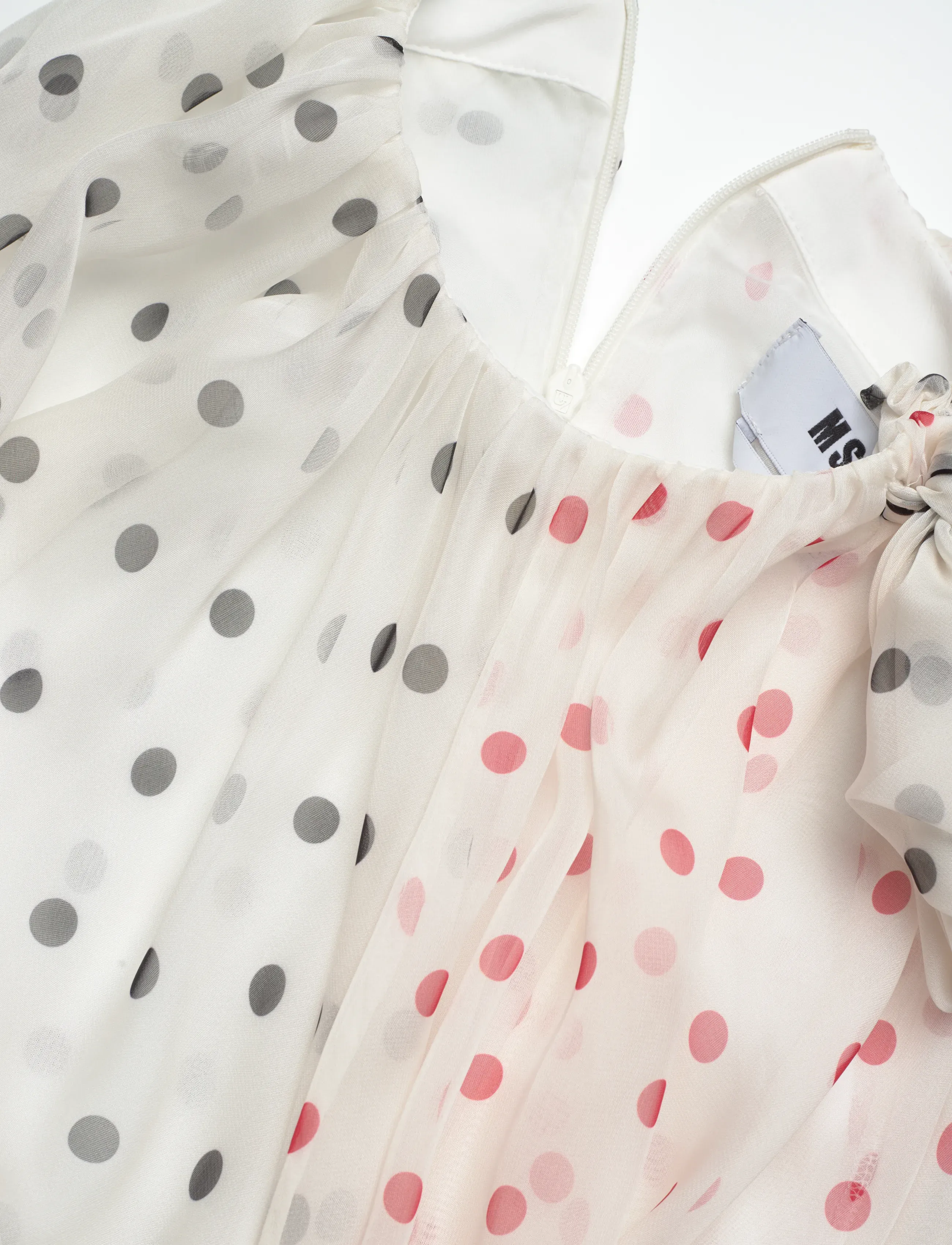 MSGM - ABITO/DRESS - short dresses - ivory + black - 2