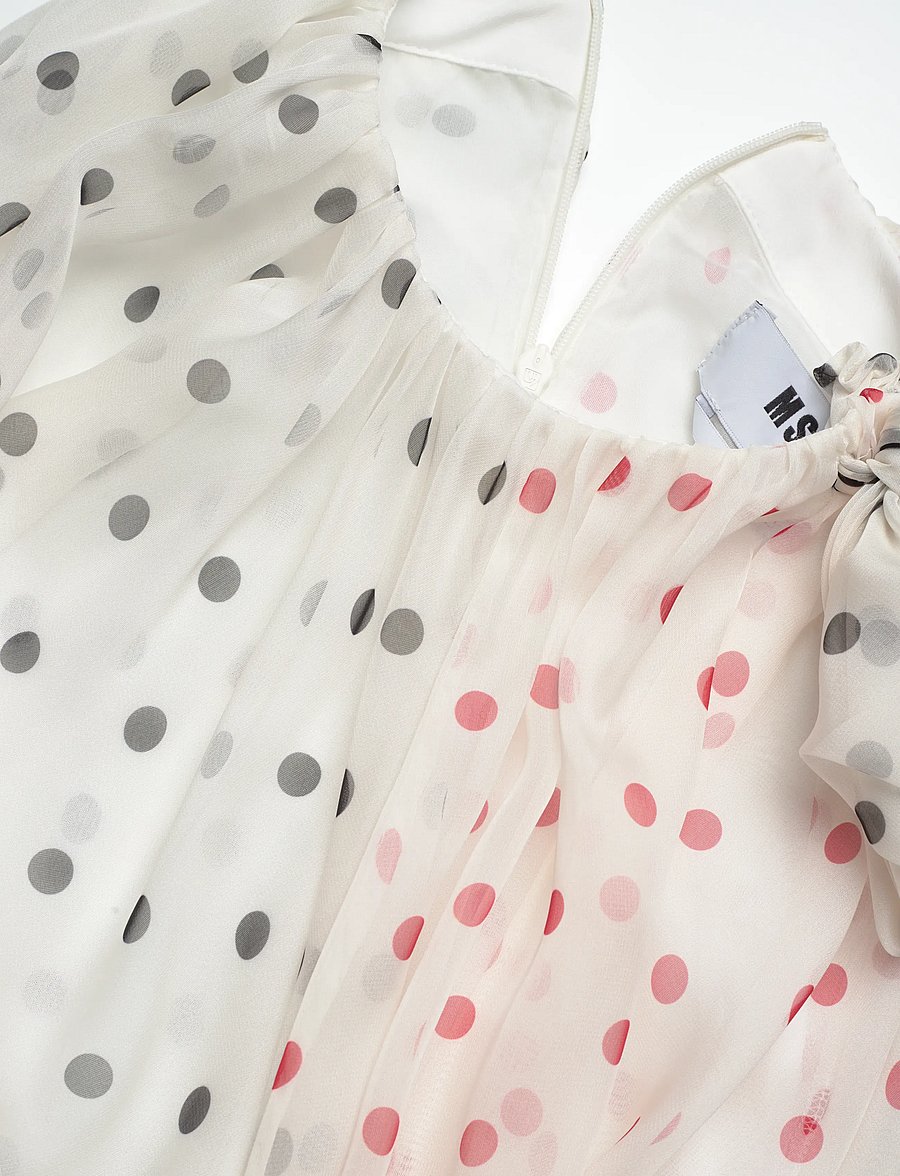 MSGM - ABITO/DRESS - kurze kleider - ivory + black - 2