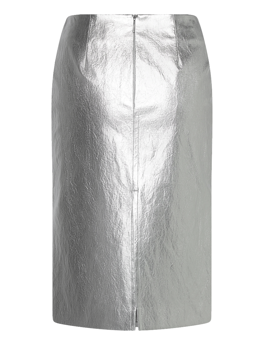 MSGM - GONNA/SKIRT - midi-röcke - silver - 1