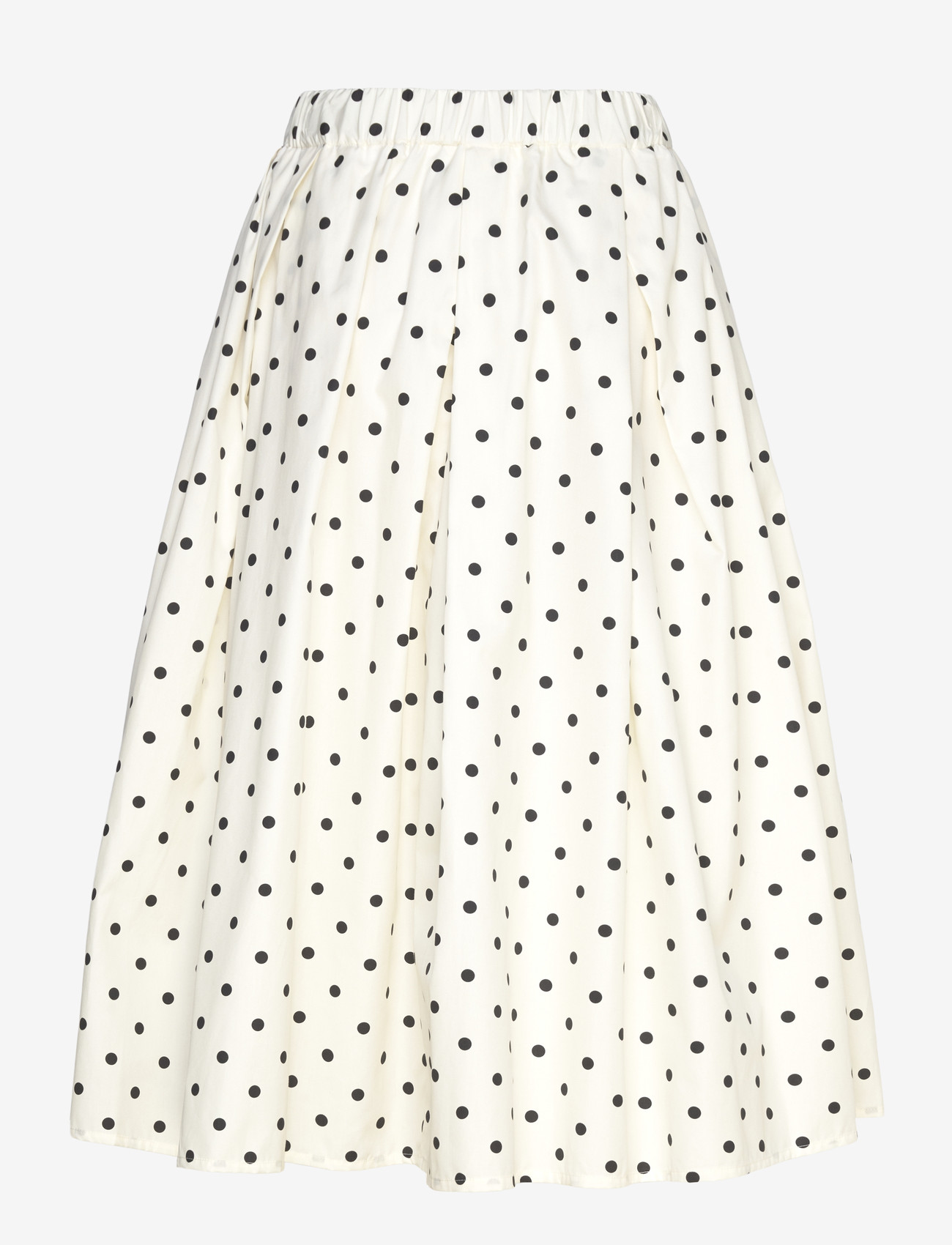 MSGM - GONNA/SKIRT - pleated skirts - off white + black - 1