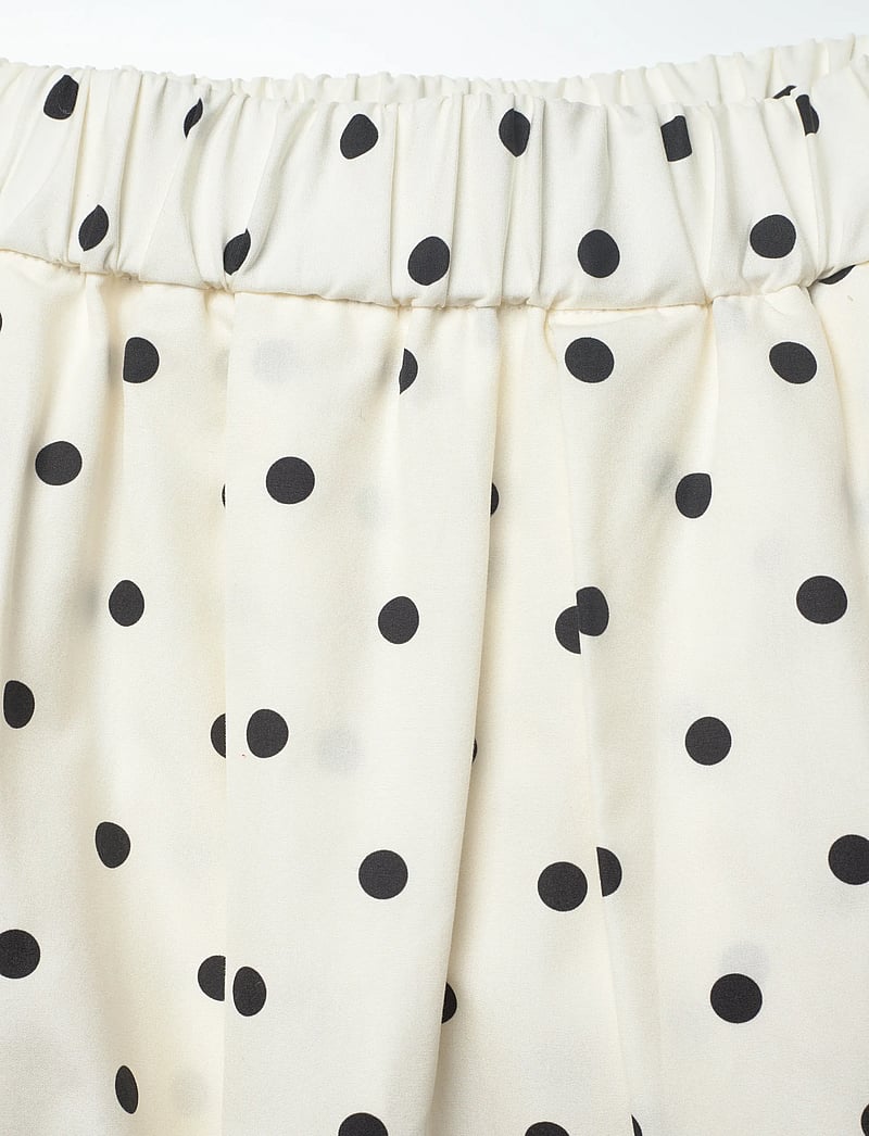 MSGM - GONNA/SKIRT - faltenröcke - off white + black - 2