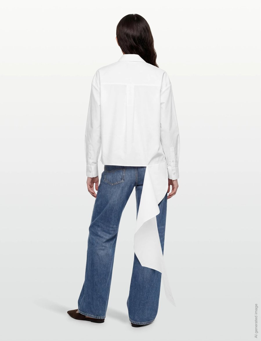 MSGM - CAMICIA/SHIRT - langärmlige hemden - white - 4