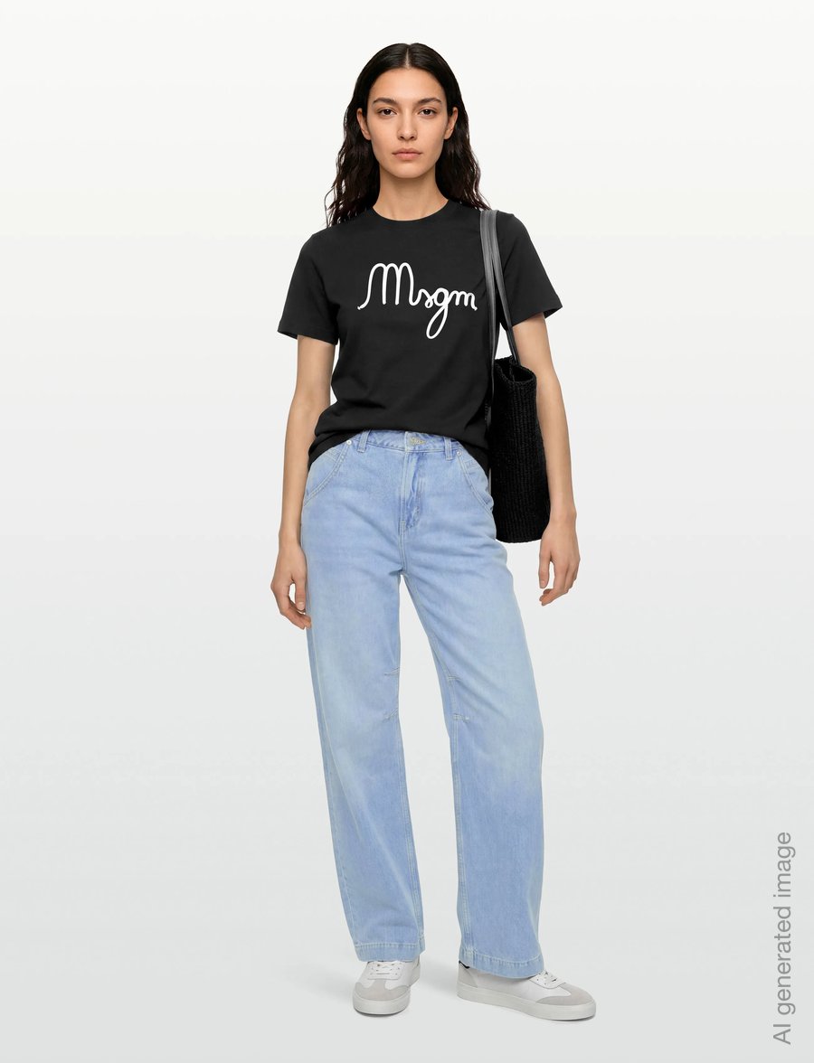 MSGM - T-SHIRT/T-SHIRT - t-shirts - black - 0