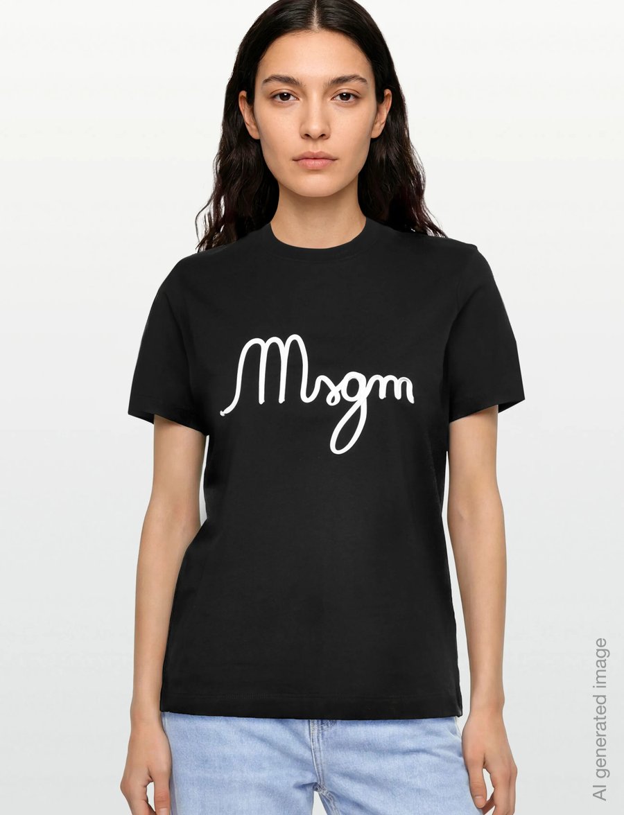MSGM - T-SHIRT/T-SHIRT - t-shirts - black - 3