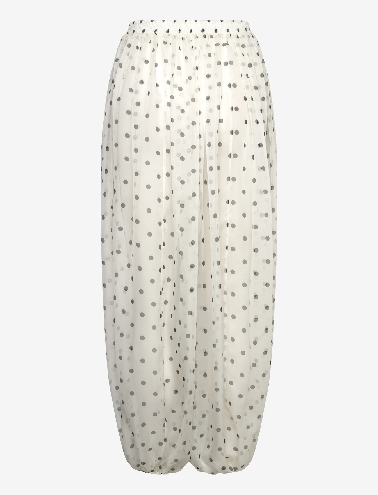 MSGM - PANTALONE/PANTS - barrel-bukser - ivory + black - 1