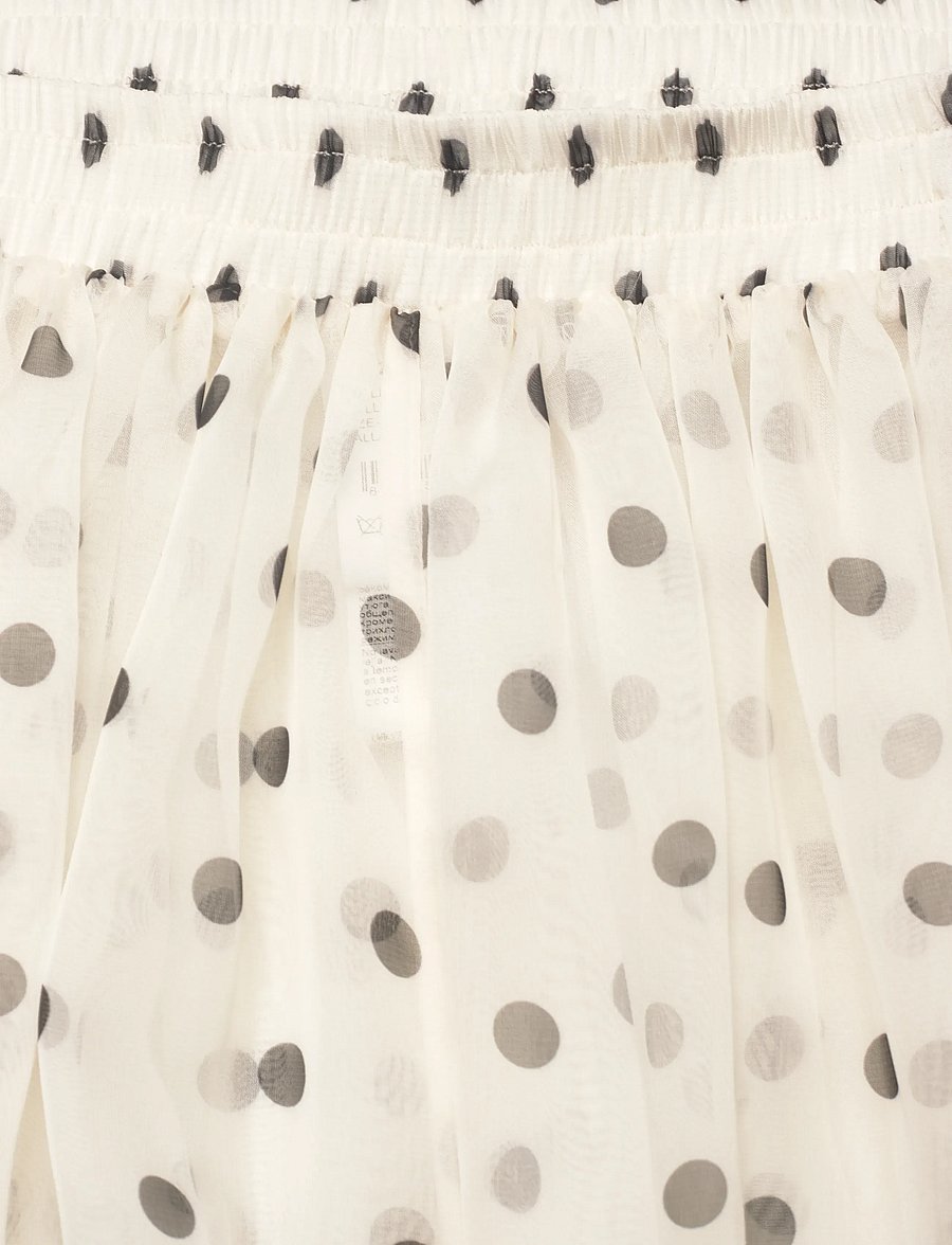 MSGM - PANTALONE/PANTS - tynnyrihousut - ivory + black - 4