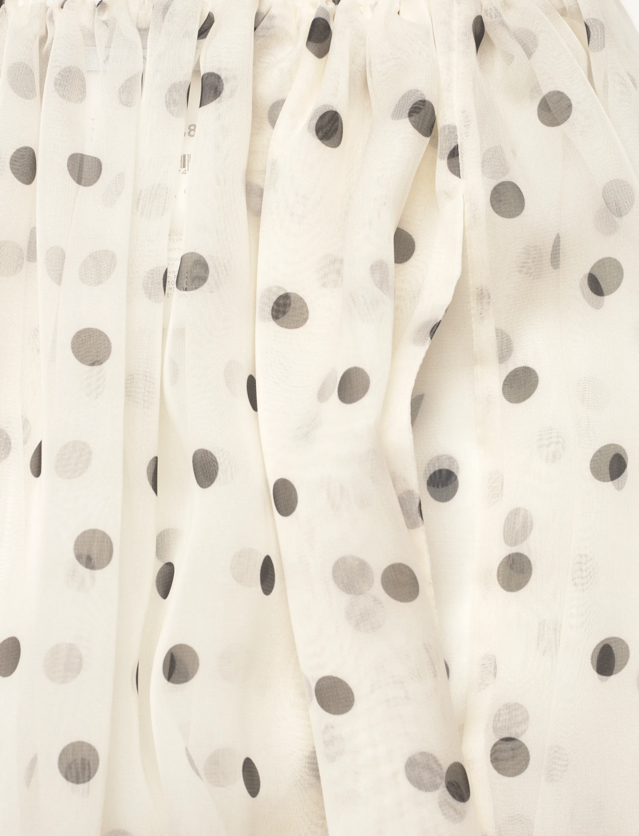 MSGM - PANTALONE/PANTS - barrelbyxor - ivory + black - 5