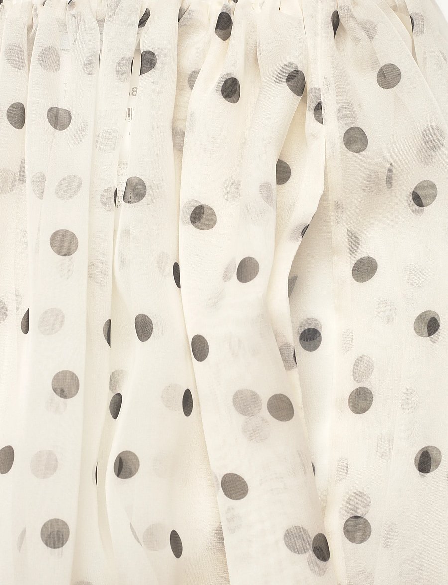 MSGM - PANTALONE/PANTS - tynnyrihousut - ivory + black - 5
