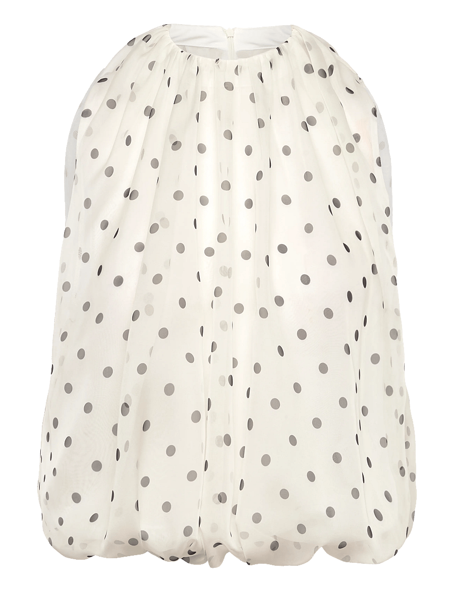 MSGM - TOP/TOP - Ärmellose blusen - ivory + black - 0