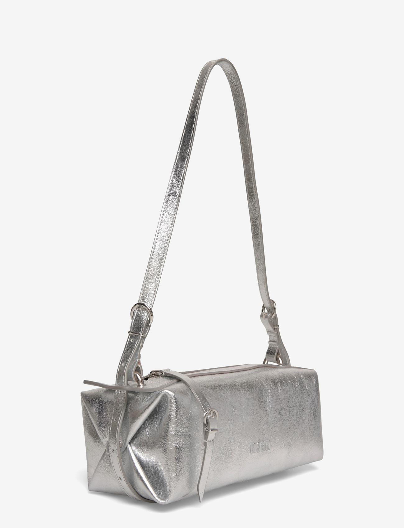 MSGM - PRINTED LEATHER HAND BAG - handtaschen - silver - 2