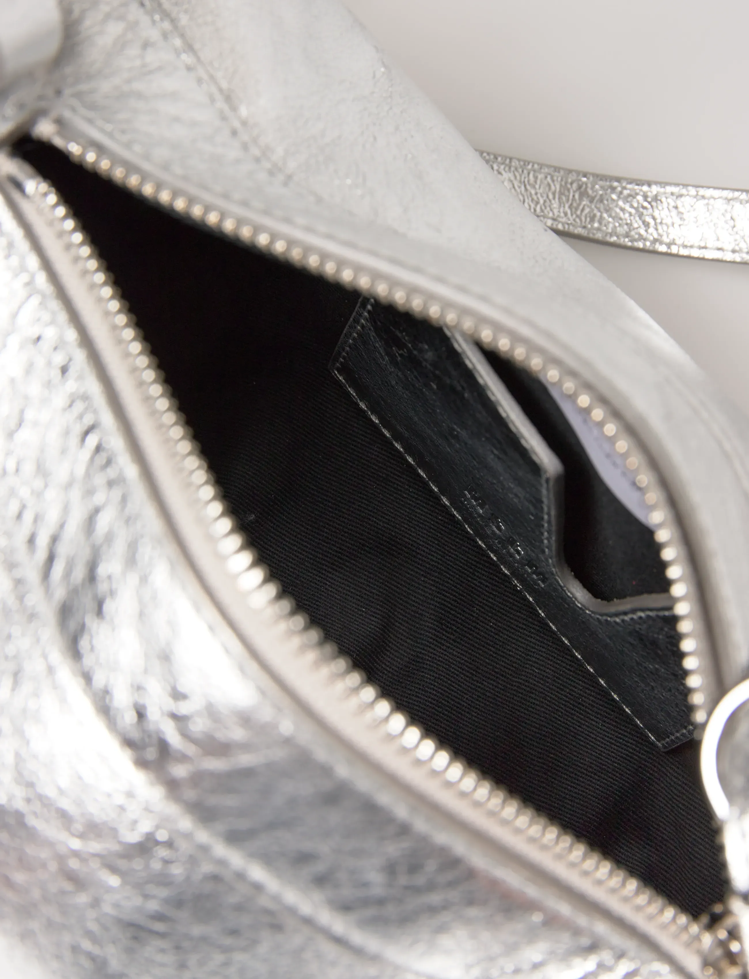 MSGM - PRINTED LEATHER HAND BAG - handtassen - silver - 4