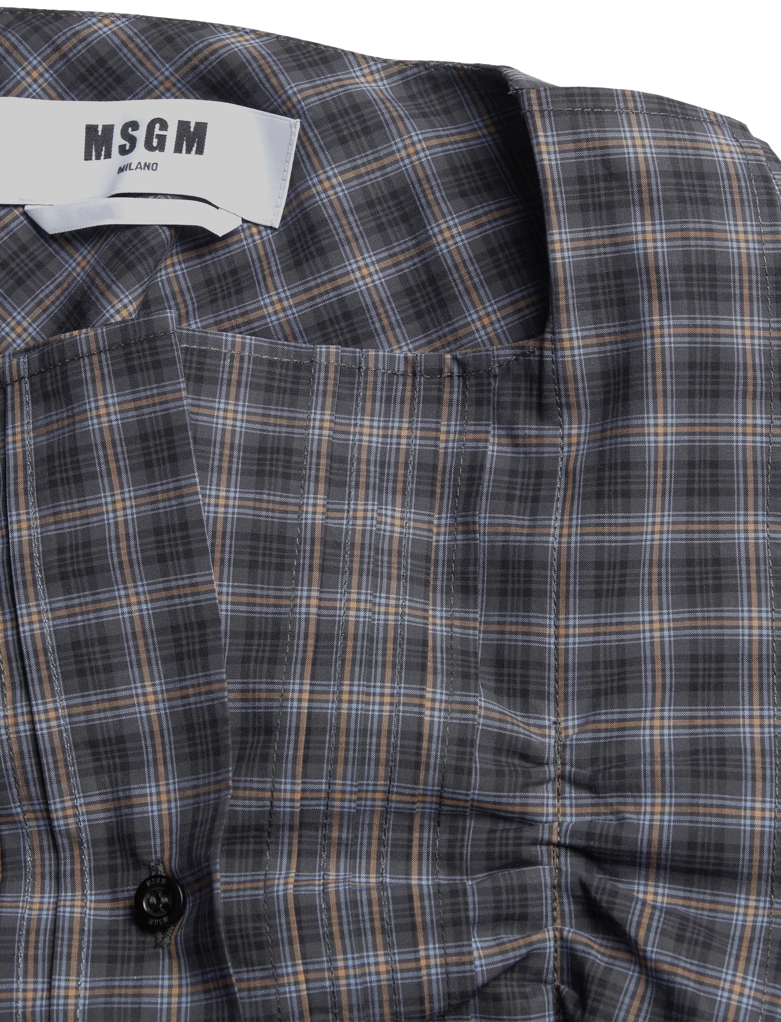 MSGM - CAMICIA/SHIRT - anthracite grey - 1