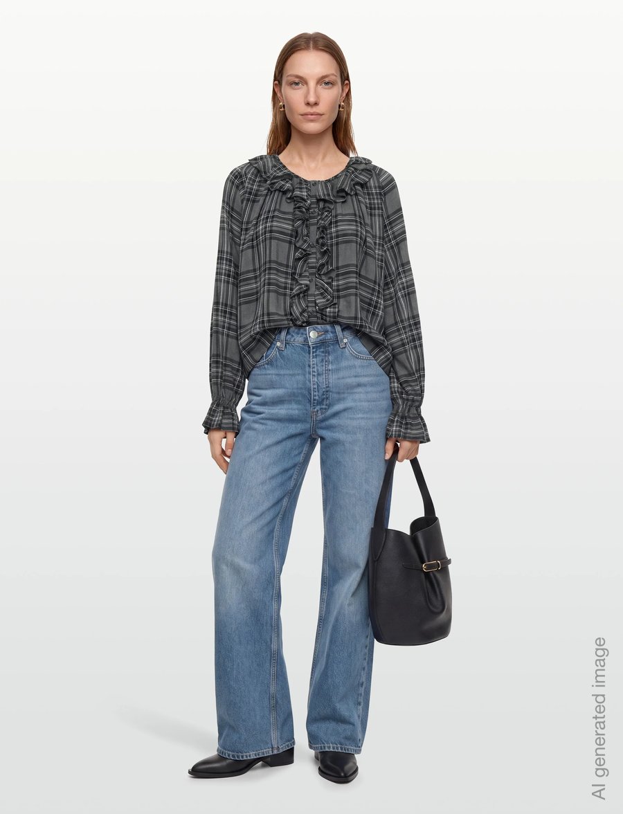 MSGM - CAMICIA/SHIRT - langärmelige blusen - iron grey - 0
