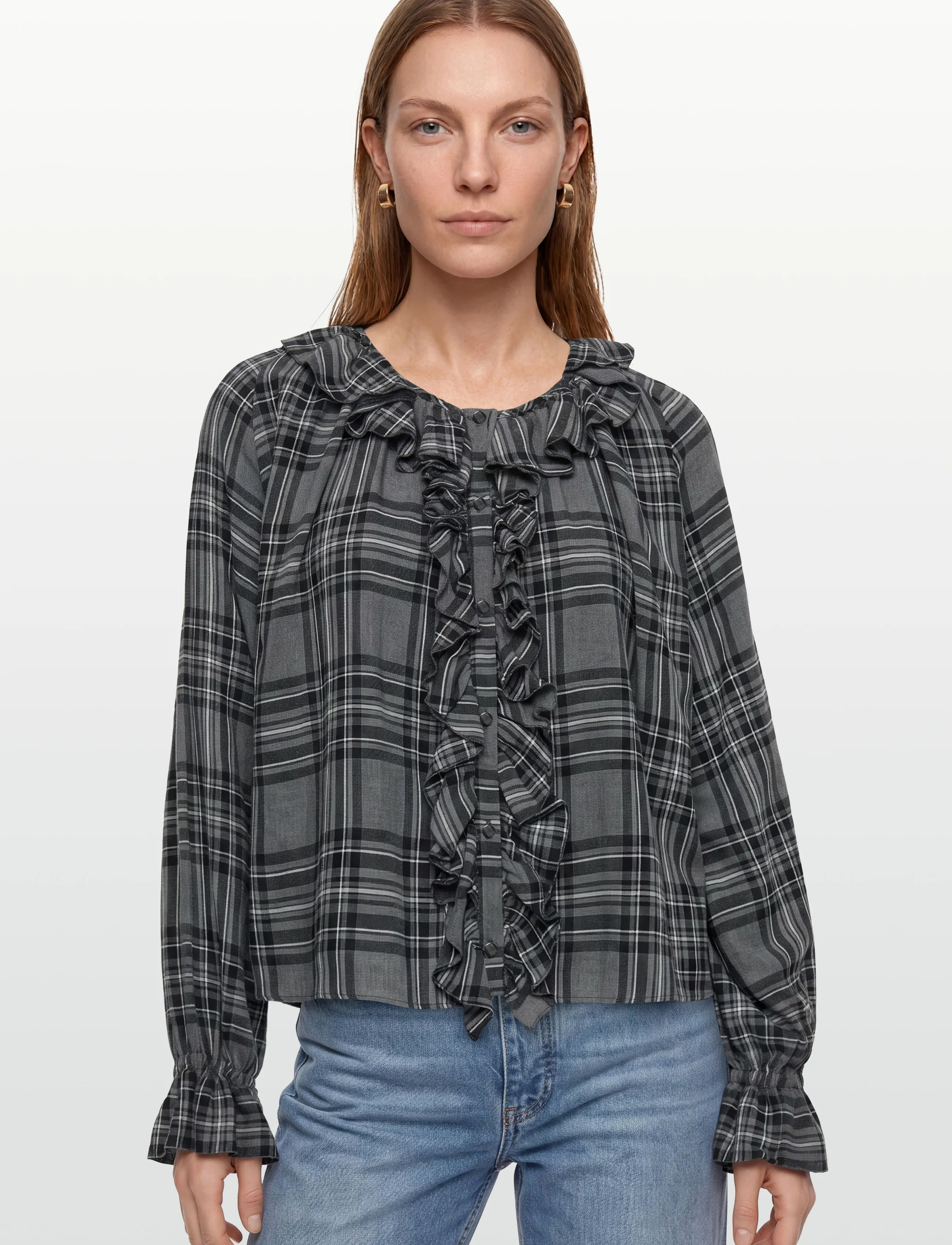 MSGM - CAMICIA/SHIRT - langärmlige blusen - iron grey - 3
