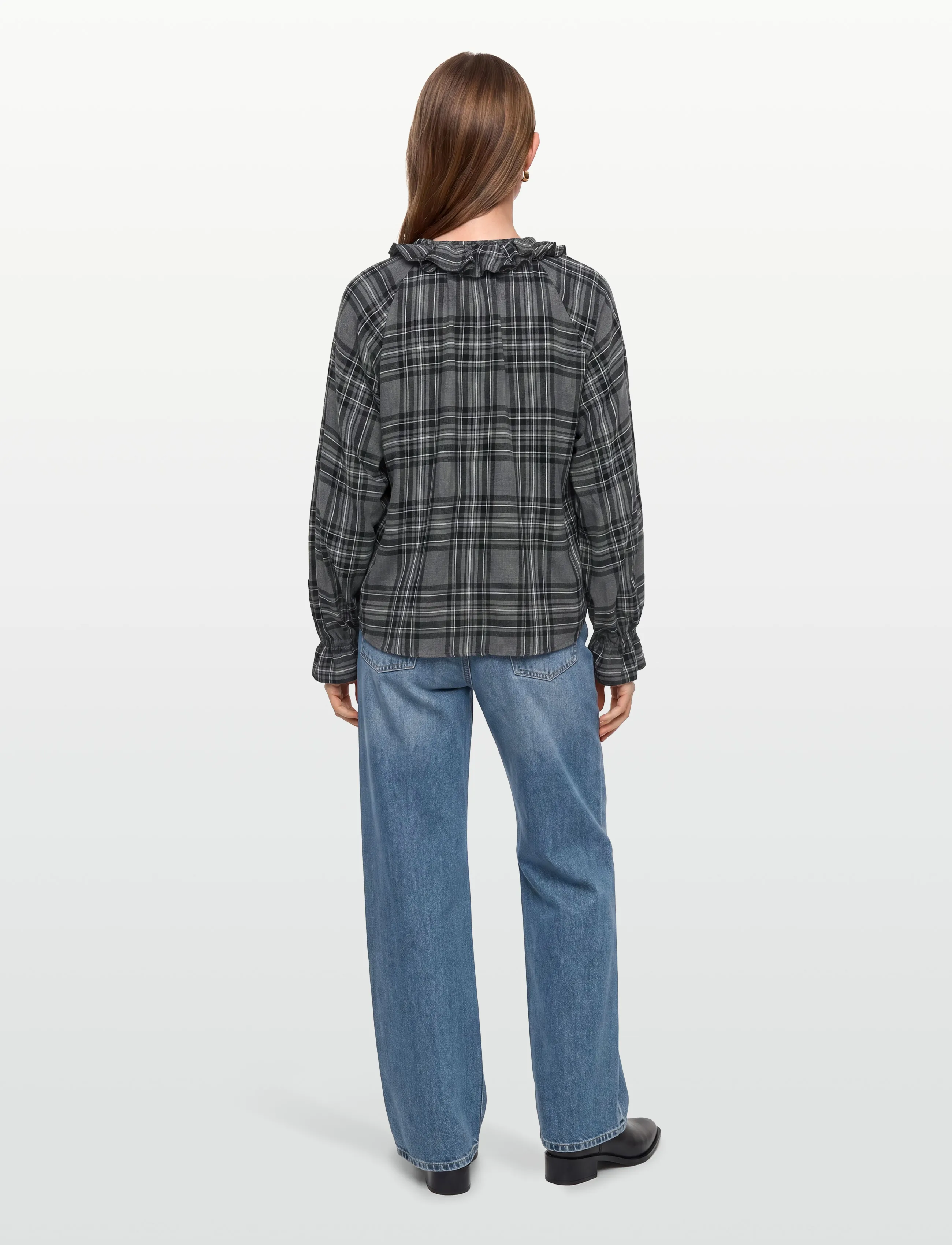MSGM - CAMICIA/SHIRT - langärmlige blusen - iron grey - 4