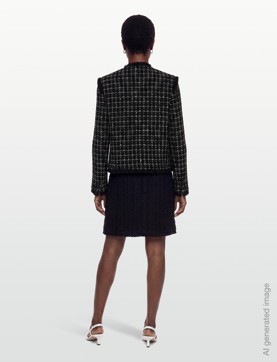 MSGM - GIACCA/JACKET - boucles - black multi - 4