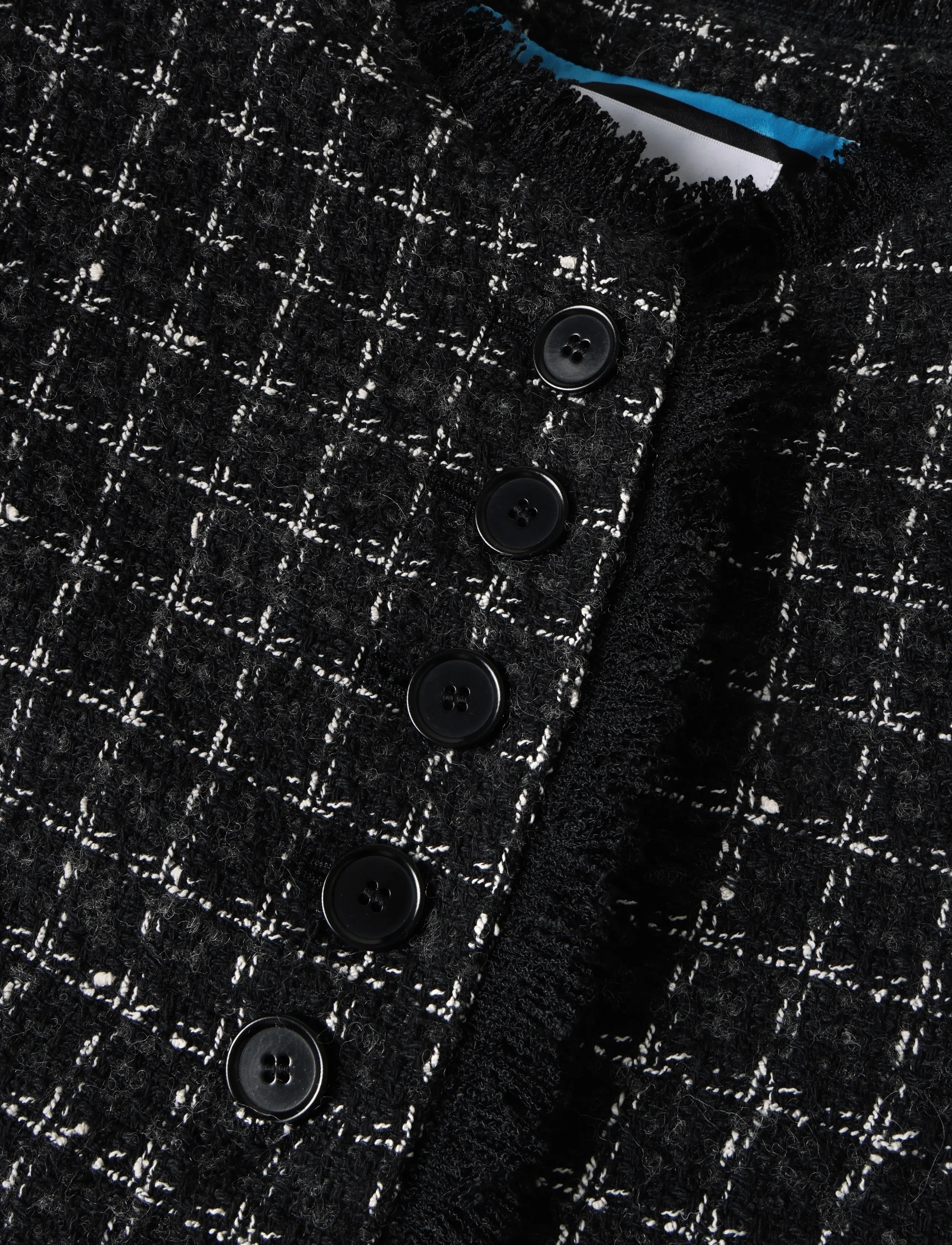 MSGM - GIACCA/JACKET - bouclés - black multi - 2