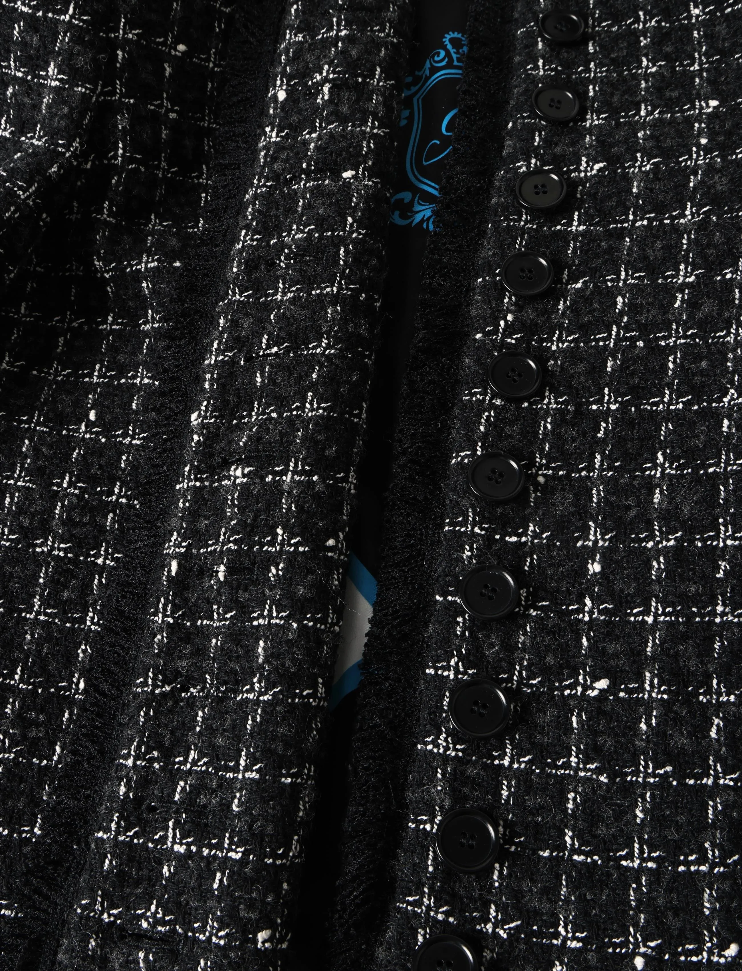 MSGM - GIACCA/JACKET - bouclés - black multi - 4