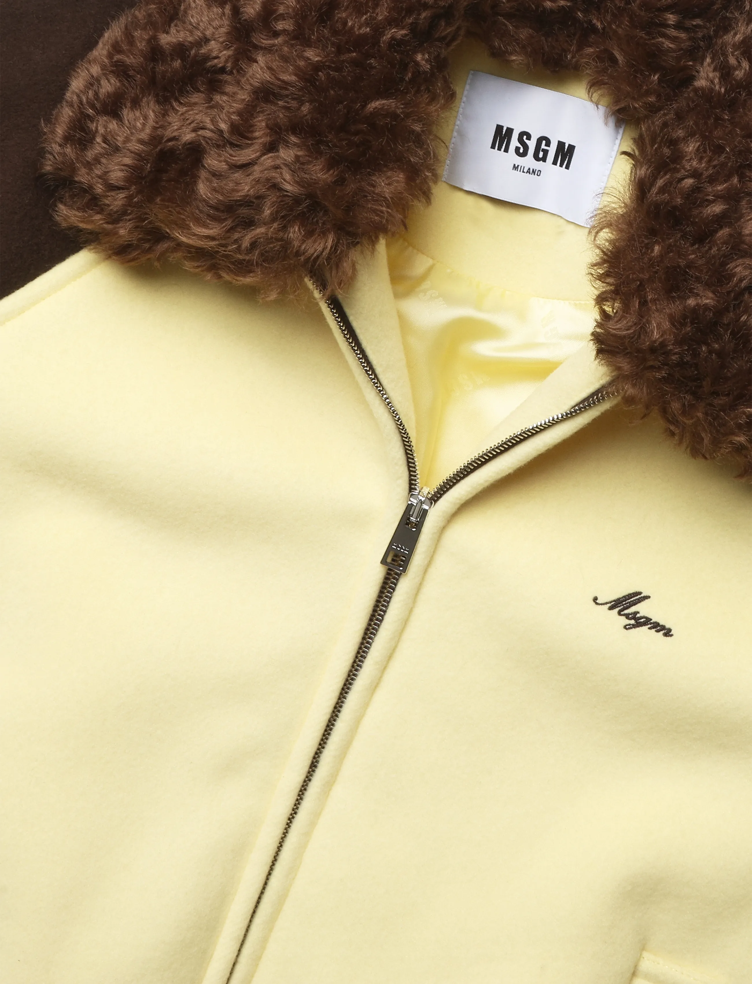 MSGM - GIUBBINO/JACKET - bomberjacken - sunny yellow - 3