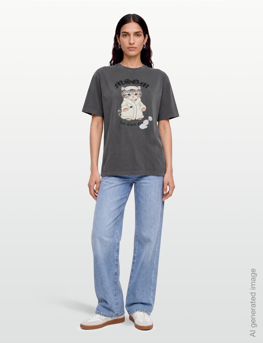 MSGM - T-SHIRT/T-SHIRT - t-shirts - black - 0