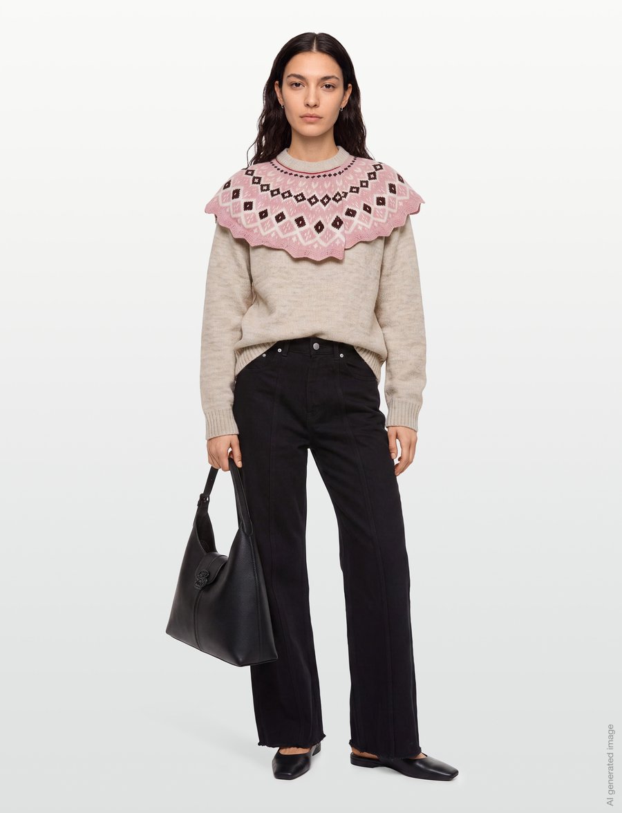 MSGM - MAGLIA/SWEATER - pullover - light beige - 0