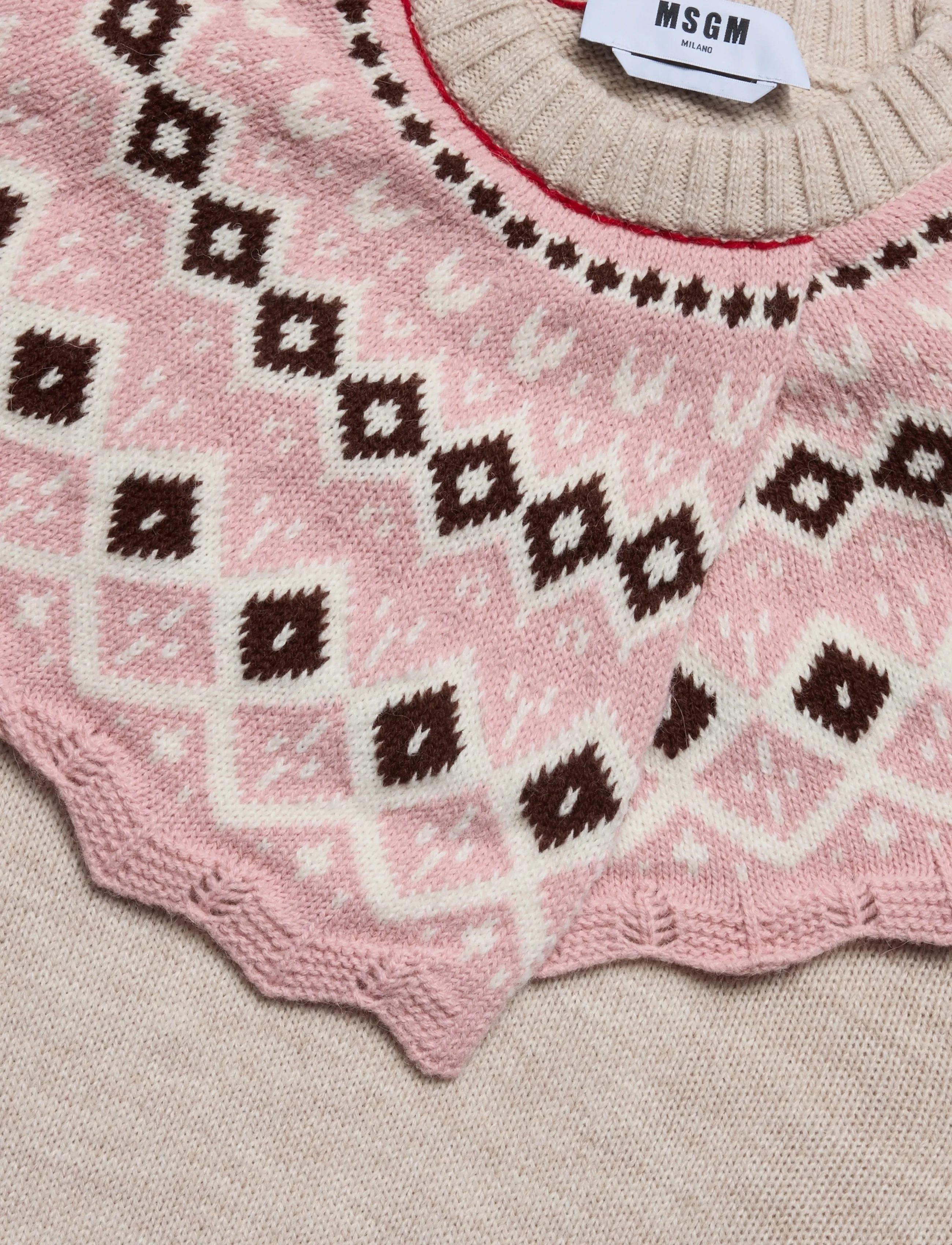 MSGM - MAGLIA/SWEATER - jumpers - light beige - 2