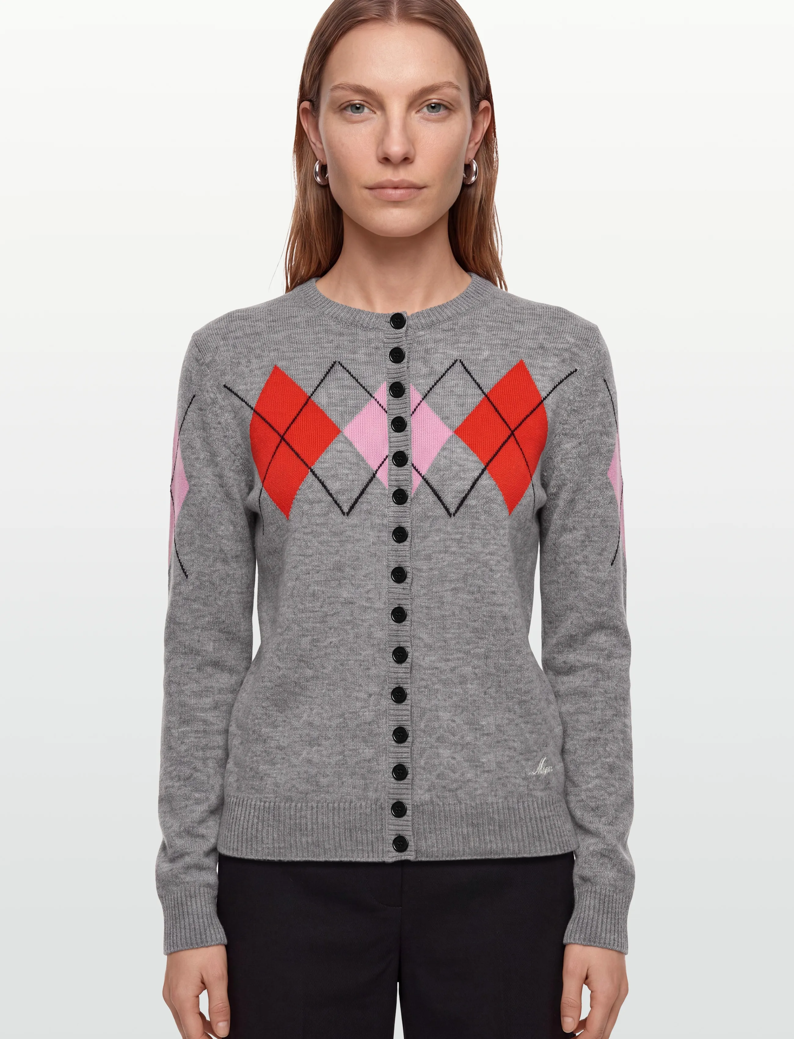 MSGM - MAGLIA/SWEATER - kashmir - grey - 3