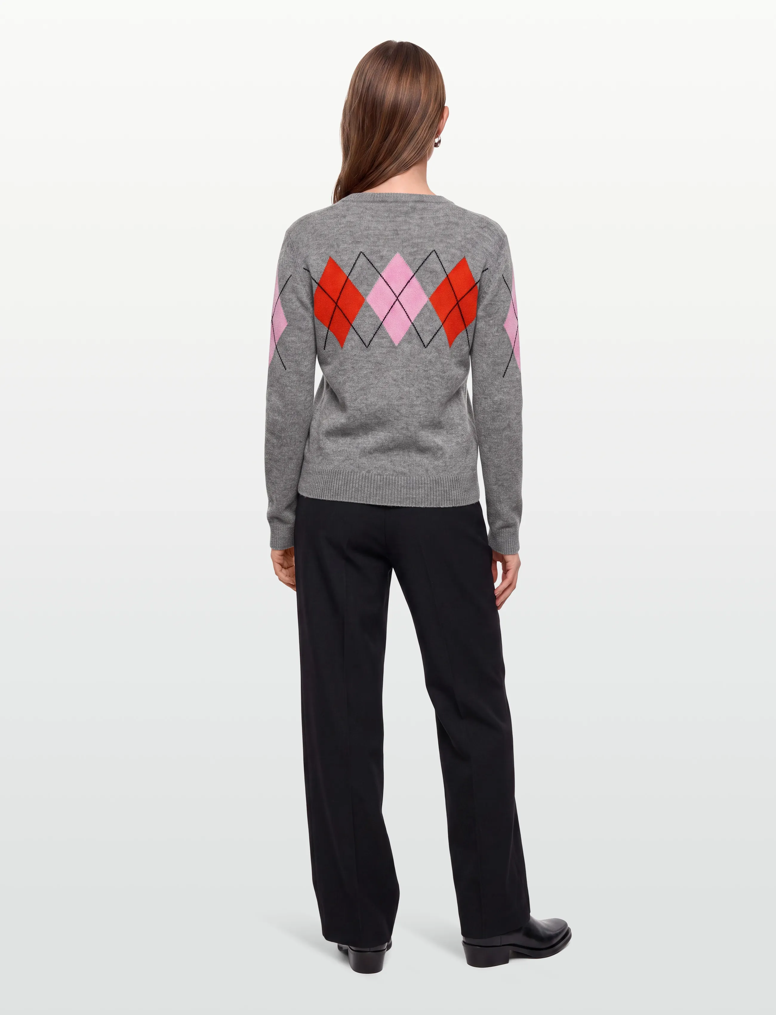 MSGM - MAGLIA/SWEATER - kashmir - grey - 4